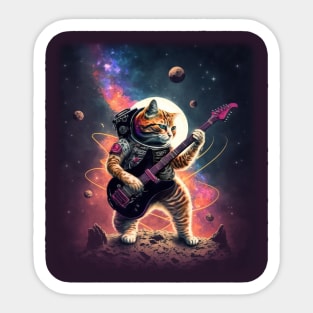 Galactic Groovecat Sticker